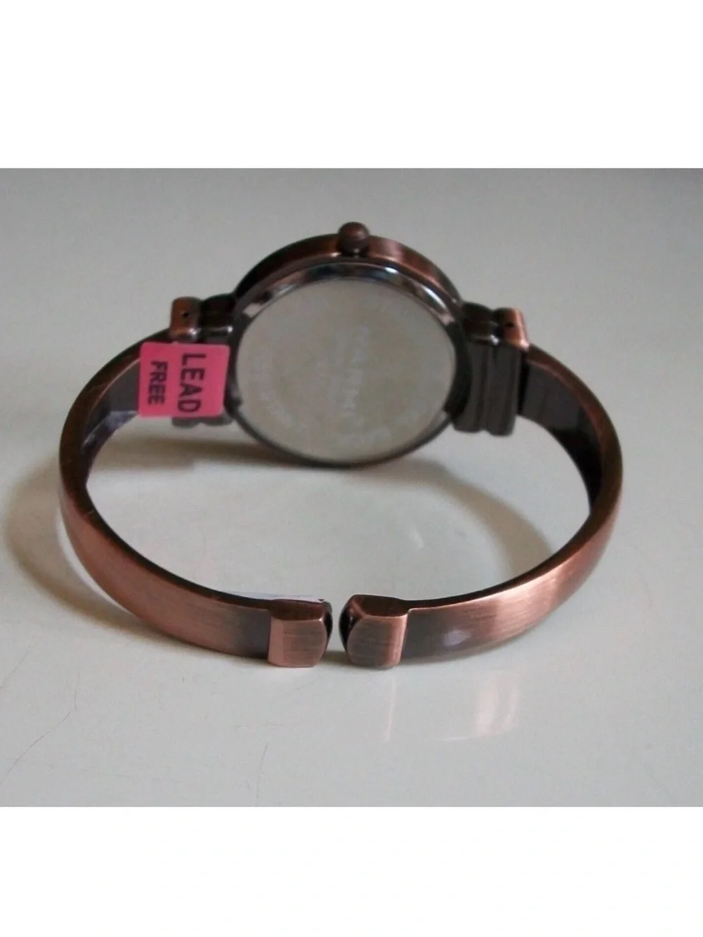 Copper-Tone Women's Bangle Watch in Rose Copper